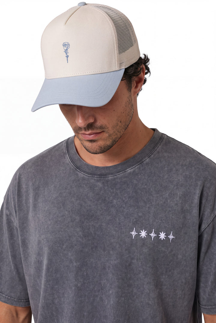 Light Cream Trucker Hat — OG Rose