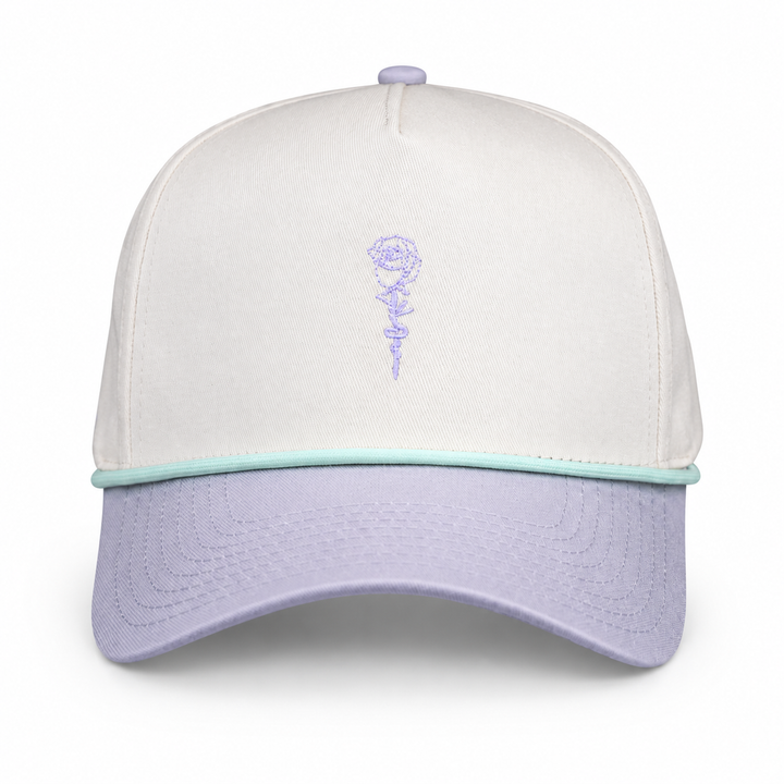 Lavender Amor Fati Snapback Hat | Cream & Mint