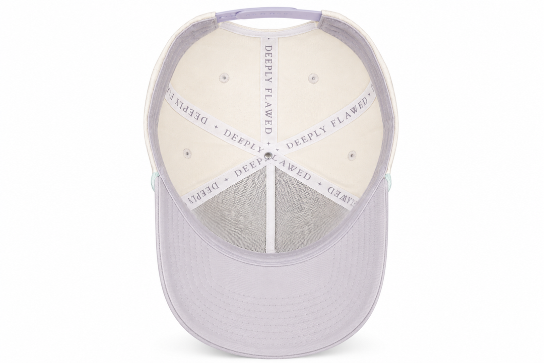 Lavender Amor Fati Snapback Hat | Cream & Mint