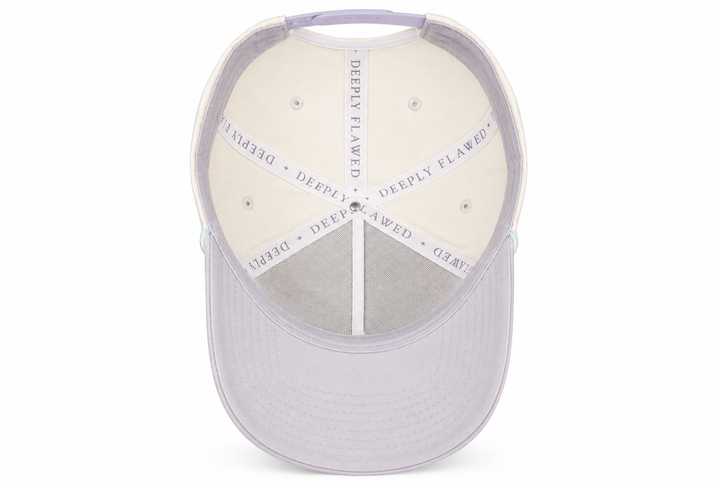 Lavender Amor Fati Snapback Hat | Cream & Mint